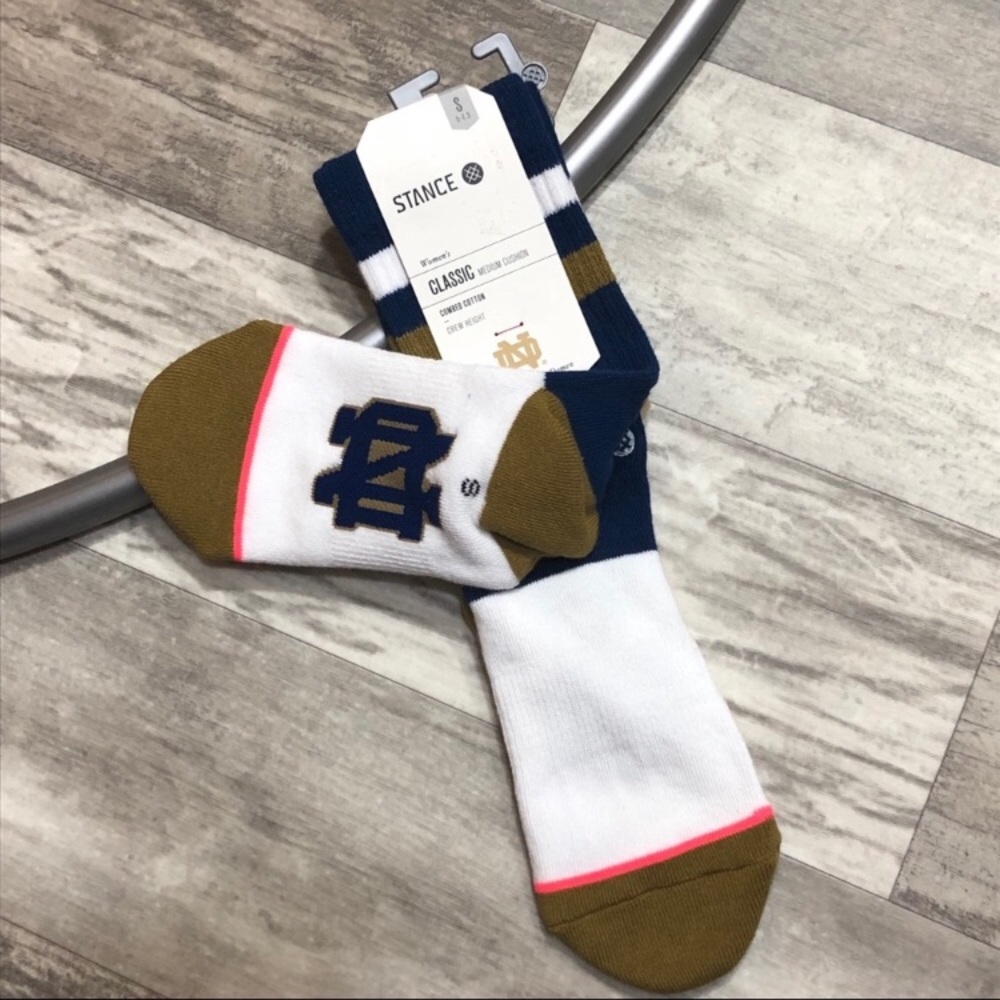 2 Pairs of Stance University of Notre Dame Socks